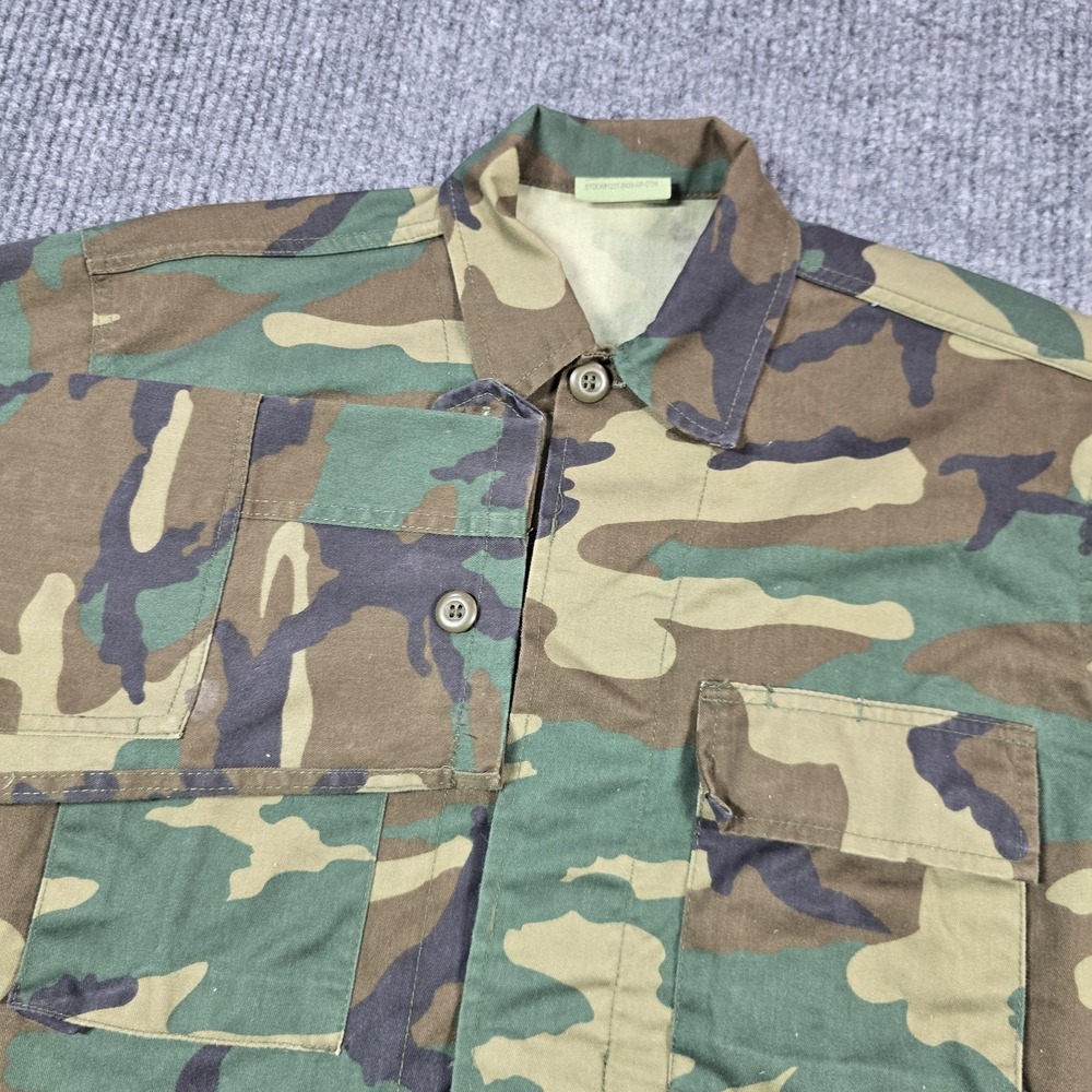 Rothco‎ Ultra Force Jacket Mens Small Regular Woodland Camo BDU Field Coat
